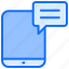 smartphone, notification chat, message 