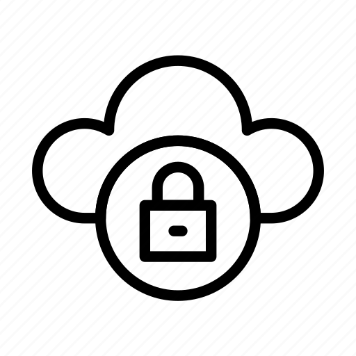 Cloud, cloud storage, cloud security, data protection, firewall icon - Download on Iconfinder