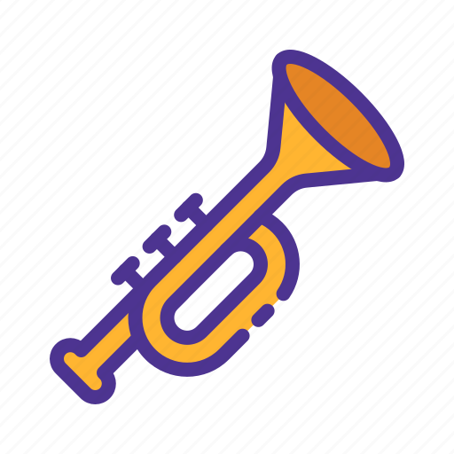 Instrument, music, sound, trumpet icon - Download on Iconfinder
