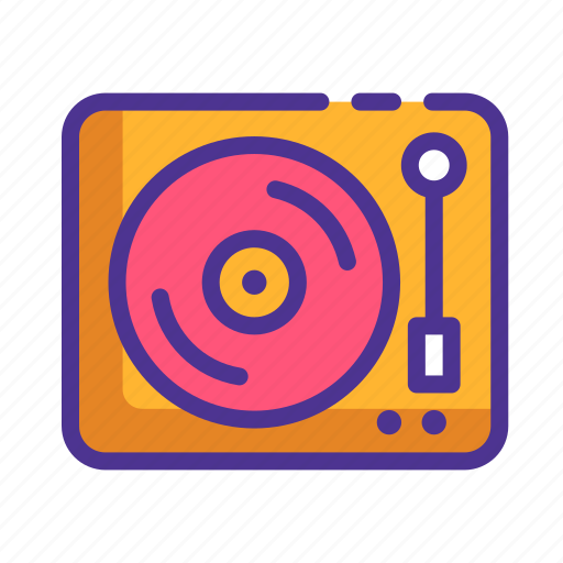 Disc, music, player, vinyl icon - Download on Iconfinder