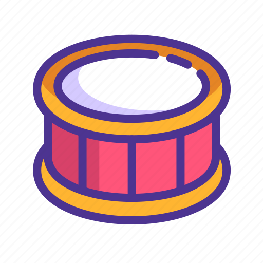 Drum, instrument, music, sound icon - Download on Iconfinder