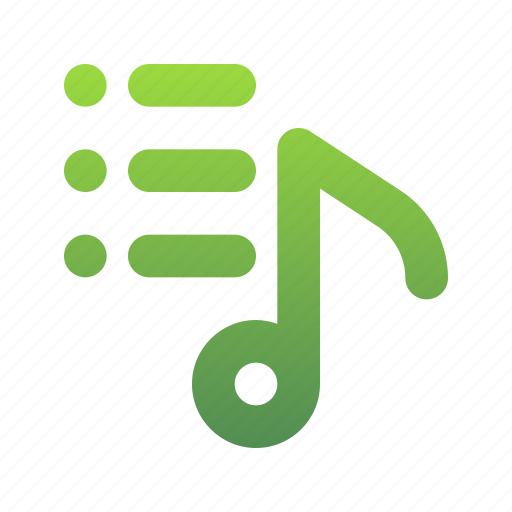 Playlist, list, music, songs, track, 1 icon - Download on Iconfinder