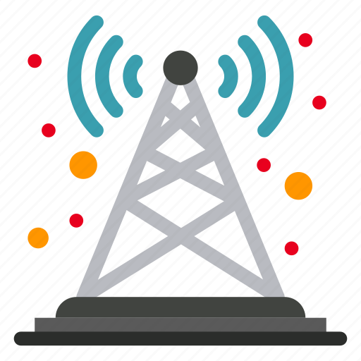 Antenna, radio, signal, station, tower icon - Download on Iconfinder