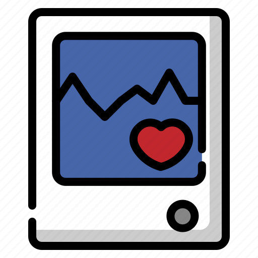 Heart rate, heart, medical, medic, hospital icon - Download on Iconfinder