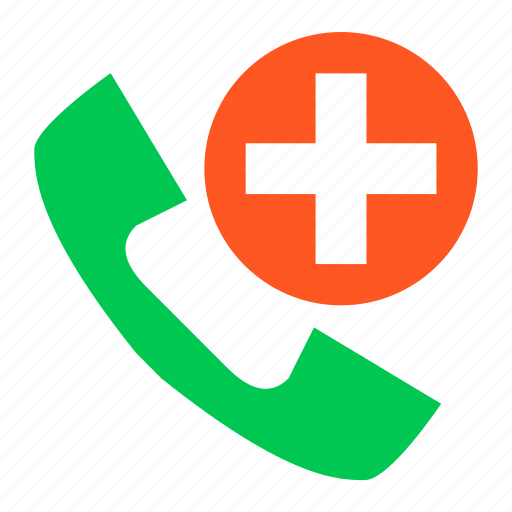 Ambulance, emergency, telephone handset, telephone, handset icon - Download on Iconfinder