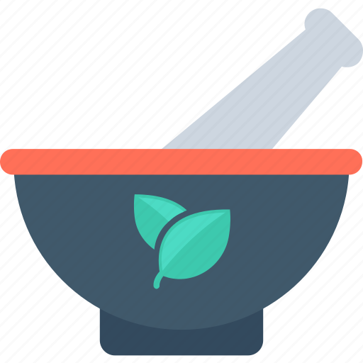 Herbal medicine, medicine bowl, mortar, pestle, pharmacy tool icon - Download on Iconfinder