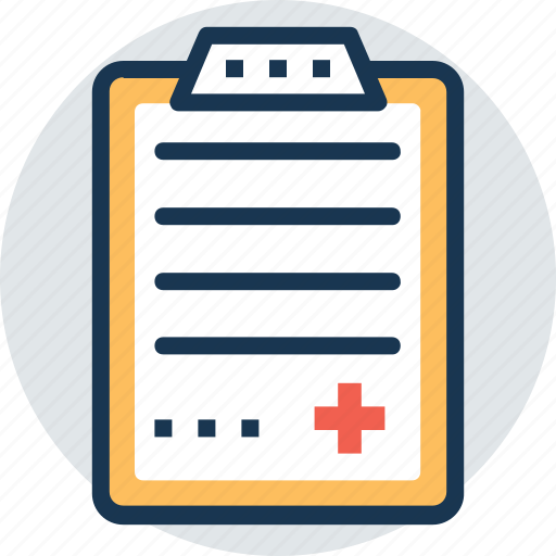 Clipboard, medical report, patient card, prescription, rx icon - Download on Iconfinder