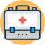first aid kit, healthcare, medical aid, medical emergency, medicine case 