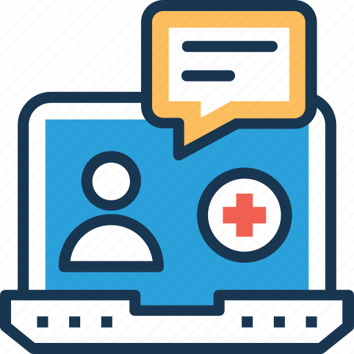 Chat bubble, health advice, health forum, medical consultation, medical forum icon - Download on Iconfinder