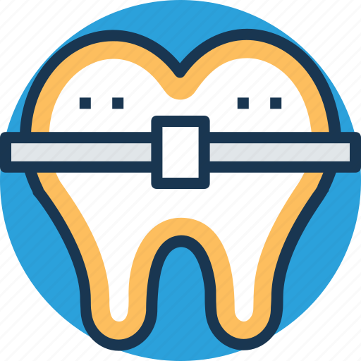 Dental braces, dental care, dental health, dentistry, orthodontic icon - Download on Iconfinder
