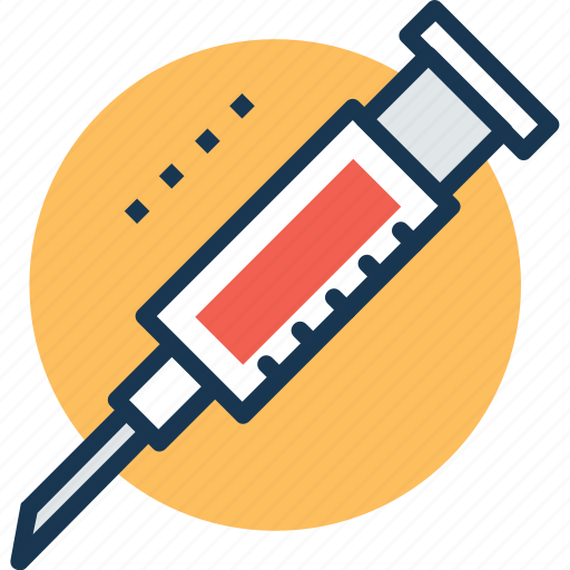Injecting, injection, intravenous, syringe, vaccine icon - Download on Iconfinder