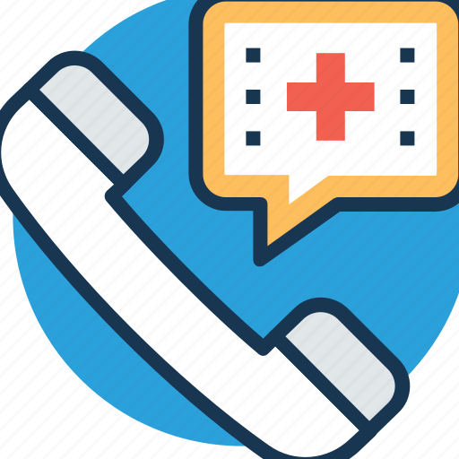 Call service, doctor appointment, emergency, medical assistant, medical helpline icon - Download on Iconfinder