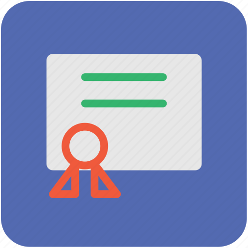 Certificate, certification, deed, degree, diploma, educational certification icon - Download on Iconfinder