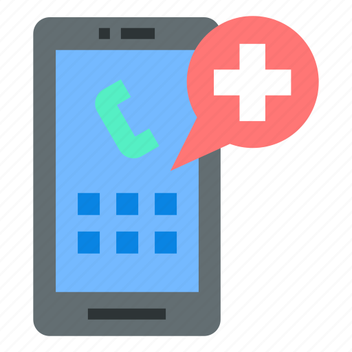 Emergency call, hospital, doctor, help, phone icon - Download on Iconfinder