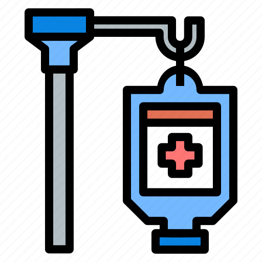 Drip, blood, plasma, infusion, blood transfusion, bag icon - Download on Iconfinder