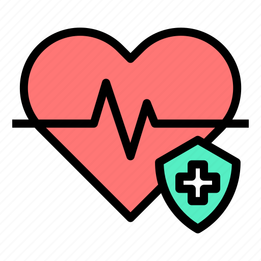 Healthcare, healthy, heart, protect, hospital, plus icon - Download on Iconfinder
