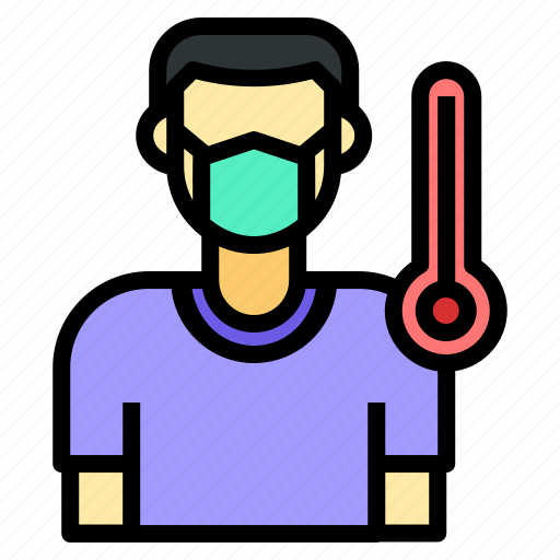 Illness, fever, sick, temperature, thermometer, healthcare icon - Download on Iconfinder