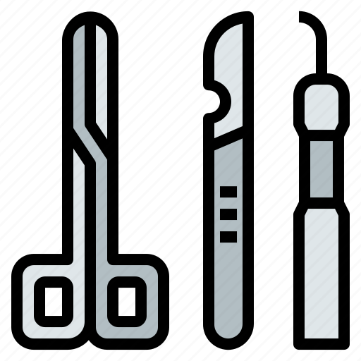 Surgery, scalpel, knife, medical, tools, kit icon - Download on Iconfinder