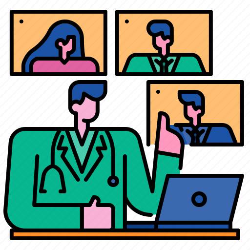 Conference, medical, doctor, healthcare, professional, health, meeting icon - Download on Iconfinder