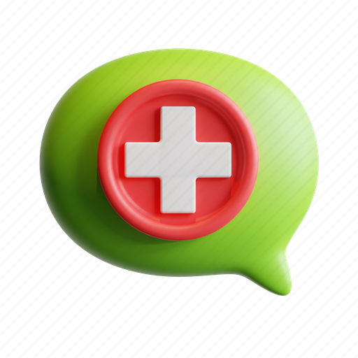 Consultation, chat, medical, discussion, health 3D illustration - Download on Iconfinder