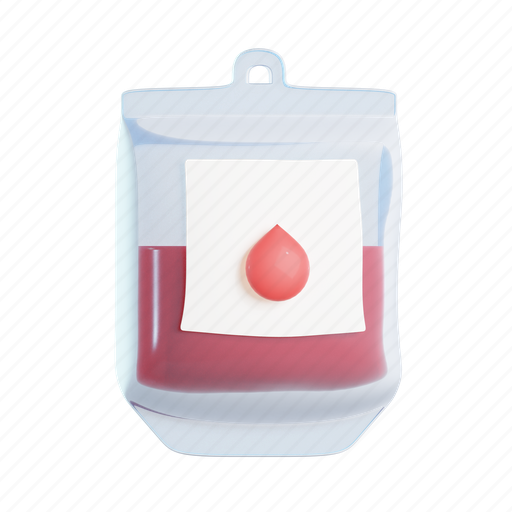 Blood, bag, healthcare, medical service, tools, medicine, doctor 3D illustration - Download on Iconfinder
