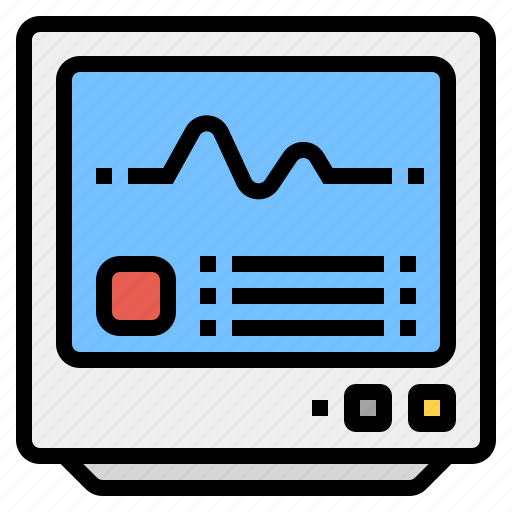 Icu, medical, monitor, pulse icon - Download on Iconfinder