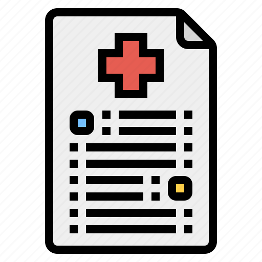 Document, hospital, infomation, medical, paper, patient, profile icon - Download on Iconfinder