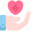 healthcare, medical, heart, hand 