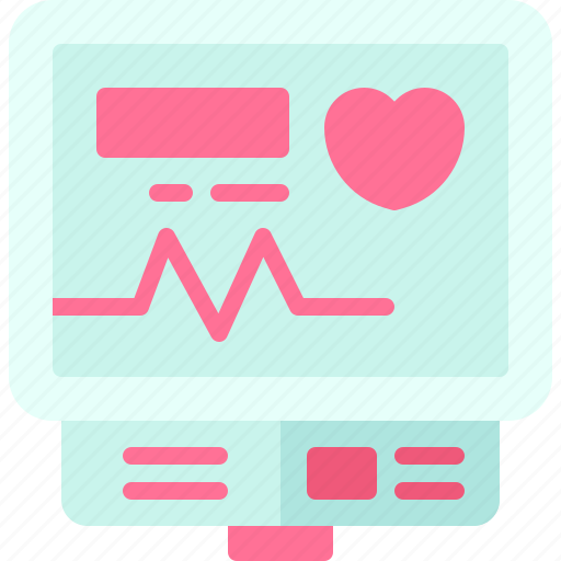 Monitor, heart, rate, heartbeat, cardiogram icon - Download on Iconfinder