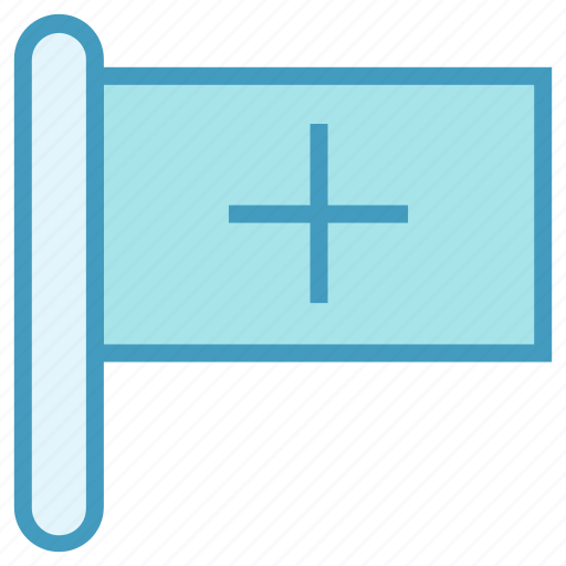 Aid, ensign, flag, hospital, hospital flag, medical, science icon - Download on Iconfinder