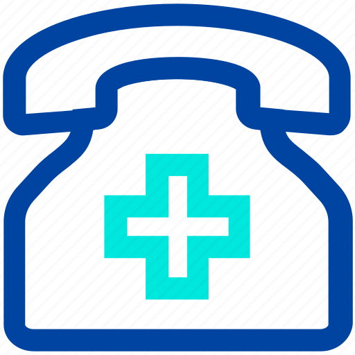 Clinic, hospital, phone, telephone icon - Download on Iconfinder