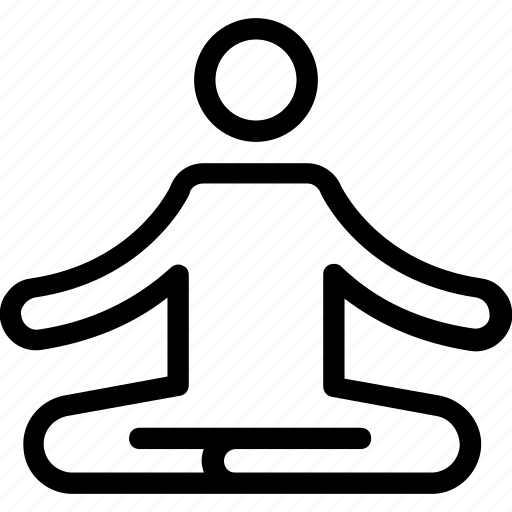 Exercising, fitness, meditation, workout, yoga icon - Download on Iconfinder
