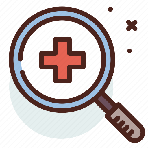 Health, hospital, magnify icon - Download on Iconfinder