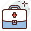 health, hospital, suitcase 