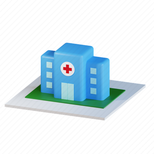 Hospital, health, healthcare, emergency, medicine, care, doctor 3D illustration - Download on Iconfinder