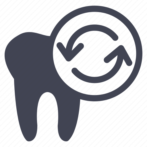 Arrows, dental, dentist, medical, refresh, tooth icon - Download on Iconfinder