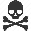 death, skull, alert, danger, face, pirate, warning