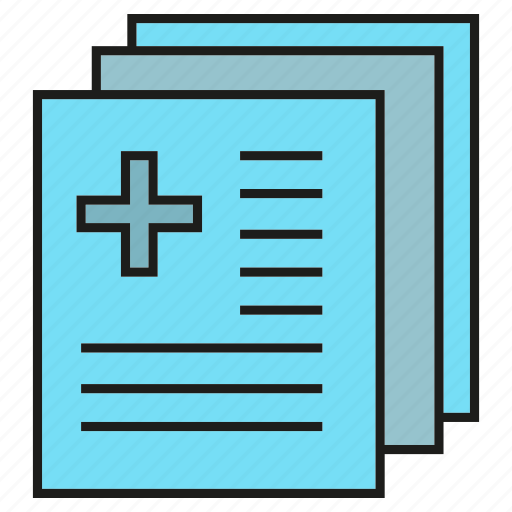 Document, medical data, medical file, medical record, paper, report icon - Download on Iconfinder