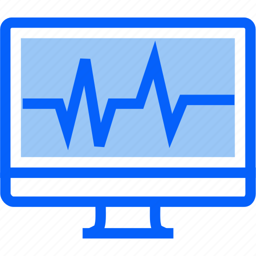 Medicine, healthcare, ecg, heart, monitoring, medical, equipment icon - Download on Iconfinder