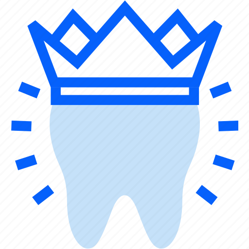 Tooth, dental, dentist, teeth, crown, repair, filling icon - Download on Iconfinder