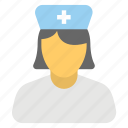 avatar, female nurse, medical assistant, nurse, profession
