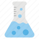 chemical, conical flask, flask, laboratory, research
