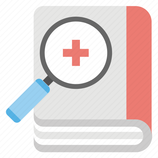 Medical history, medical journal, medical research, research book, research methodology icon - Download on Iconfinder