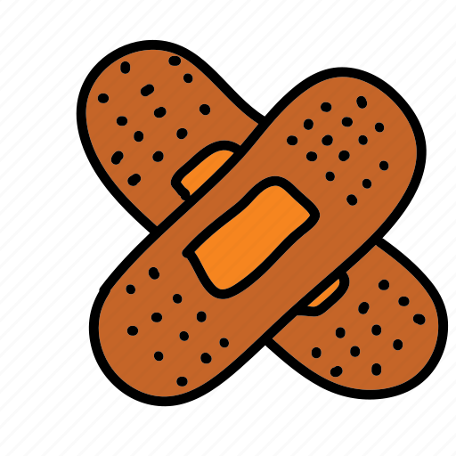 Bandages, cut, heal, medical, pain icon - Download on Iconfinder