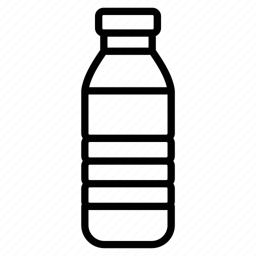 Drink, water, clean, bottle, sport, healthy, black icon - Download on Iconfinder