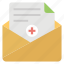 doctor letter, health record, medical correspondence, medical letter, medical mailing 