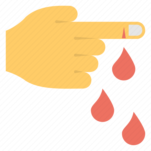 Blood drops, finger bleeding, finger injury, hand injury, wound icon - Download on Iconfinder