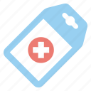 medical badge, medical id, name tag, patient tag, pharmacy tag