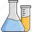 chemical, flask, research, experiment, tube icon 