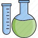 experiment, research, lab test, laboratory, test tube icon